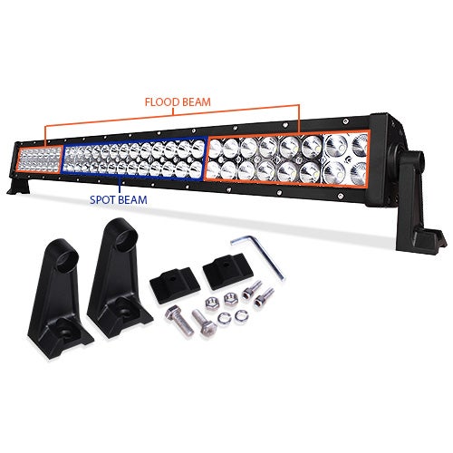 LED Light Bar w/ Spot & Flood Combo Beam 33in 180WLED Light Bar w/ Spot & Flood Combo Beam 33in 180W