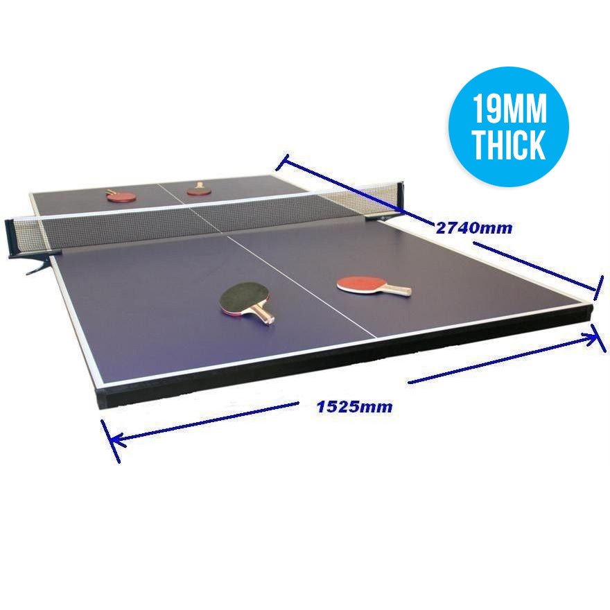 Table Tennis Ping Pong Table Top w Accessories 19mmTable Tennis Ping Pong Table Top w Accessories 19mm