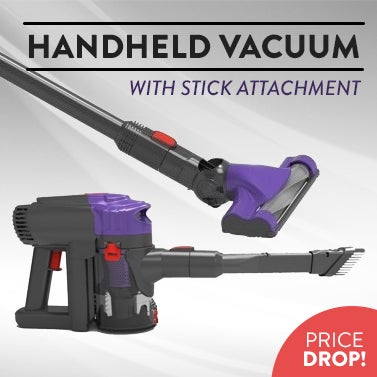 Pursonic 2-in-1 Handheld & Stick Vacuum CleanerPursonic 2-in-1 Handheld & Stick Vacuum Cleaner