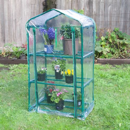 Greenhouse Garden Shed 3 Tier Clear PVC CoverGreenhouse Garden Shed 3 Tier Clear PVC Cover