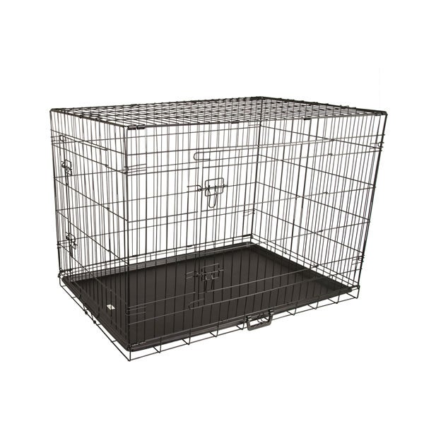 2 Door Collapsible Metal Dog Cage Travel Crate 30in2 Door Collapsible Metal Dog Cage Travel Crate 30in