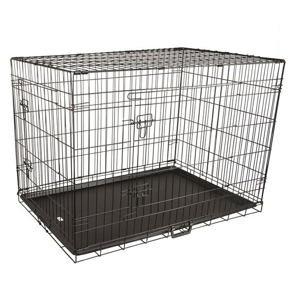 2 Door Collapsible Metal Dog Cage Travel Crate 42in2 Door Collapsible Metal Dog Cage Travel Crate 42in