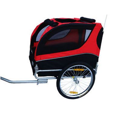 Cargo & Pet/Dog Chariot Bike Trailer in Red 40kgCargo & Pet/Dog Chariot Bike Trailer in Red 40kg