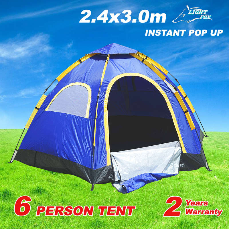 6 Person Dome Tent for Camping - Instant Pop Up6 Person Dome Tent for Camping - Instant Pop Up