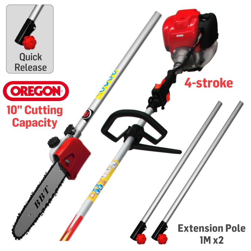 4-Stroke Extendable Pole Chainsaw w/ Oregon Chain4-Stroke Extendable Pole Chainsaw w/ Oregon Chain