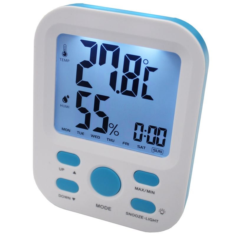 Digital Alarm Clock with Thermometer and HygrometerDigital Alarm Clock with Thermometer and Hygrometer