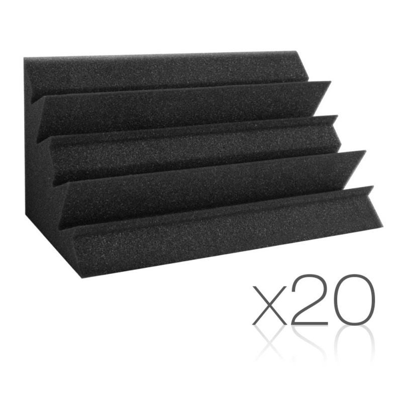 20x Corner Soundproofing Insulation Acoustic Foam20x Corner Soundproofing Insulation Acoustic Foam