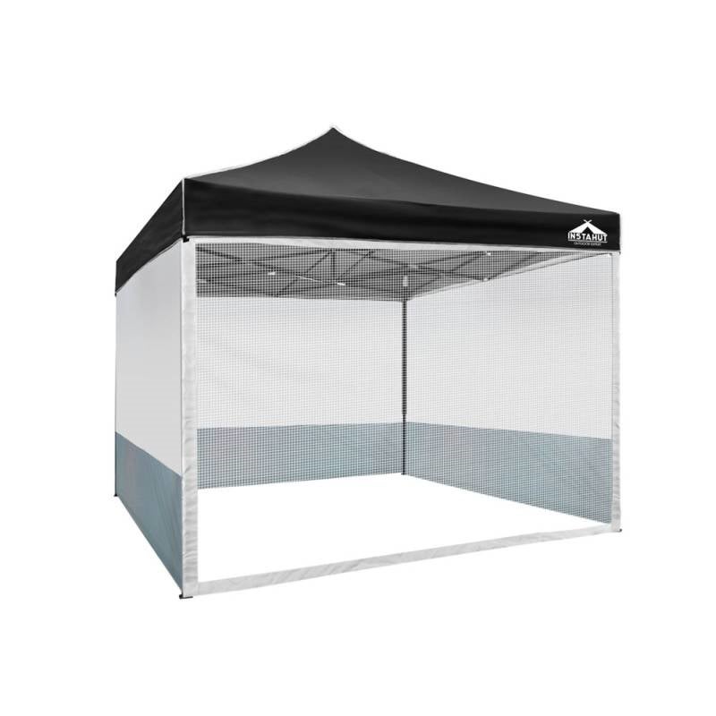 Outdoor Gazebo Marquee Pop Up Tent Canopy Black 3x3Outdoor Gazebo Marquee Pop Up Tent Canopy Black 3x3