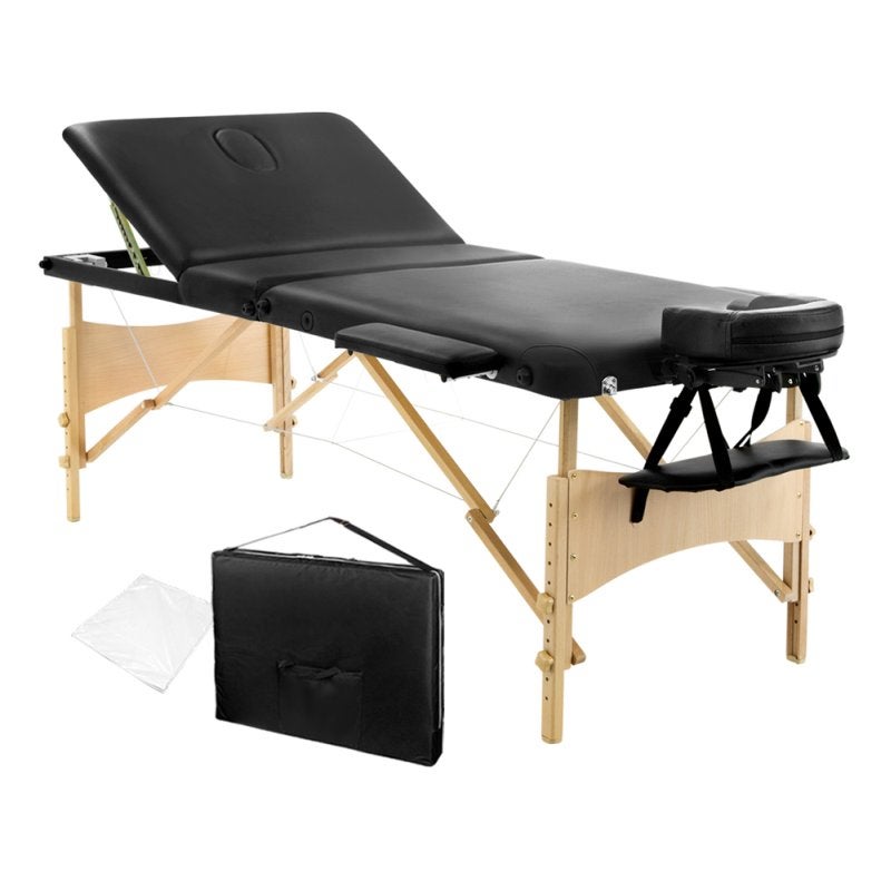 3 Fold Portable Firm and Fold Massage Table 70cm3 Fold Portable Firm and Fold Massage Table 70cm