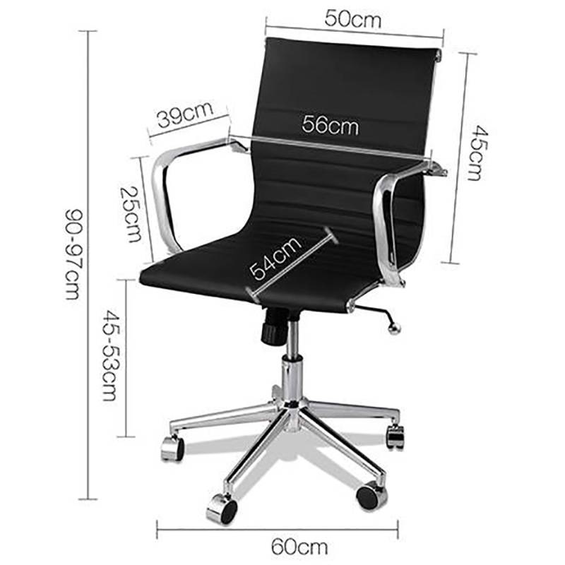 Eames Replica Office Chair in Black PU Leather Buy Specials