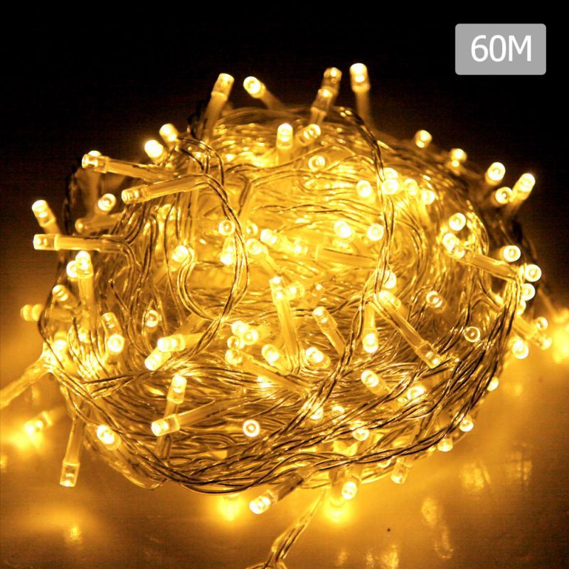 Christmas String Lights w/ 500 LEDs in Warm WhiteChristmas String Lights w/ 500 LEDs in Warm White