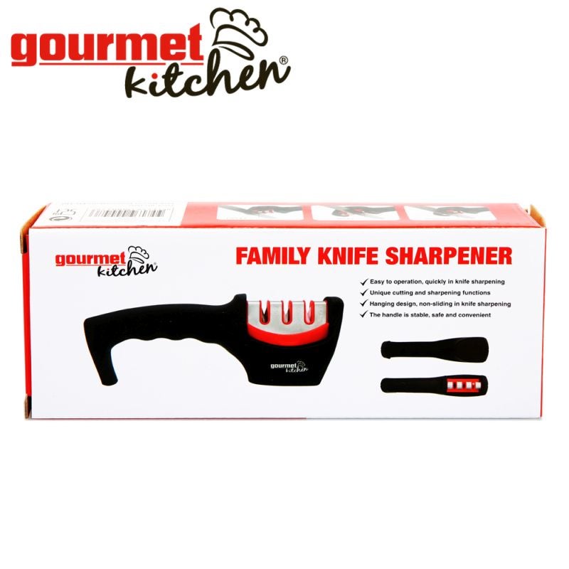 Gourmet Kitchen Knife Sharpener, 3 SlotsGourmet Kitchen Knife Sharpener, 3 Slots