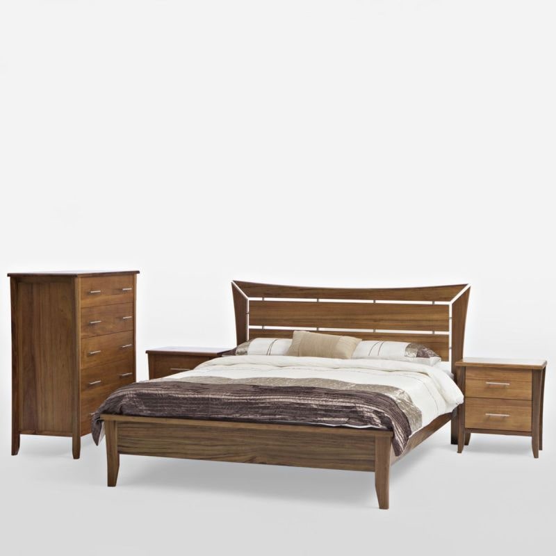 Avoca Queen Bed Frame Tasmanian Blackwood TimberAvoca Queen Bed Frame Tasmanian Blackwood Timber