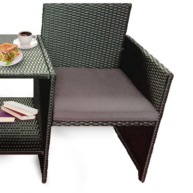 Laguna Jack and Jill Outdoor Chairs in Black Wicker Buy Rattan & Wicker