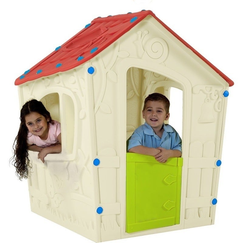 Keter Magic Kid's Cubby House Playhouse w/ WindowsKeter Magic Kid's Cubby House Playhouse w/ Windows