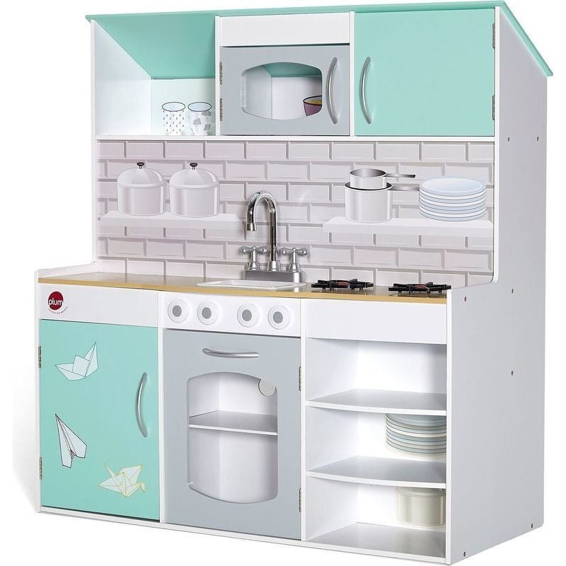 Plum 2 in 1 Dolls Town House and Play KitchenPlum 2 in 1 Dolls Town House and Play Kitchen