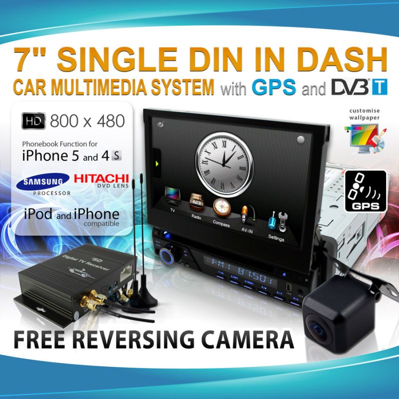 Car GPS, DVD, Stereo Media Screen with DVB-T 7inCar GPS, DVD, Stereo Media Screen with DVB-T 7in