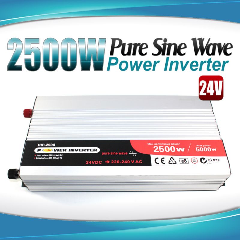 Pure Sine Wave Power Inverter 2500W/5000W 24V-240VPure Sine Wave Power Inverter 2500W/5000W 24V-240V