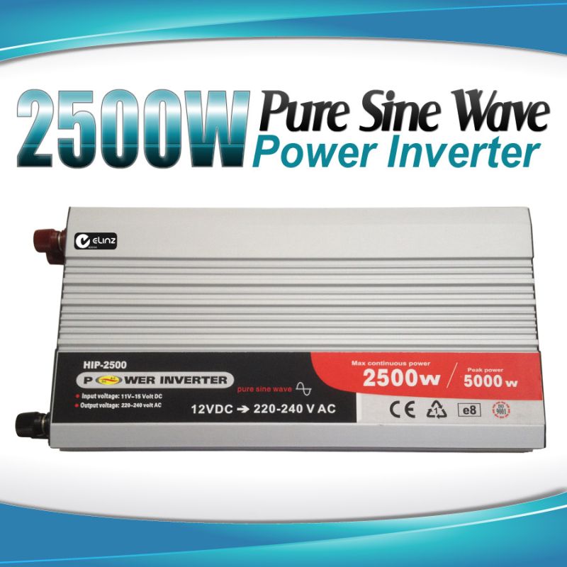 Pure Sine Wave Power Inverter 2500W/5000W 12V-240VPure Sine Wave Power Inverter 2500W/5000W 12V-240V