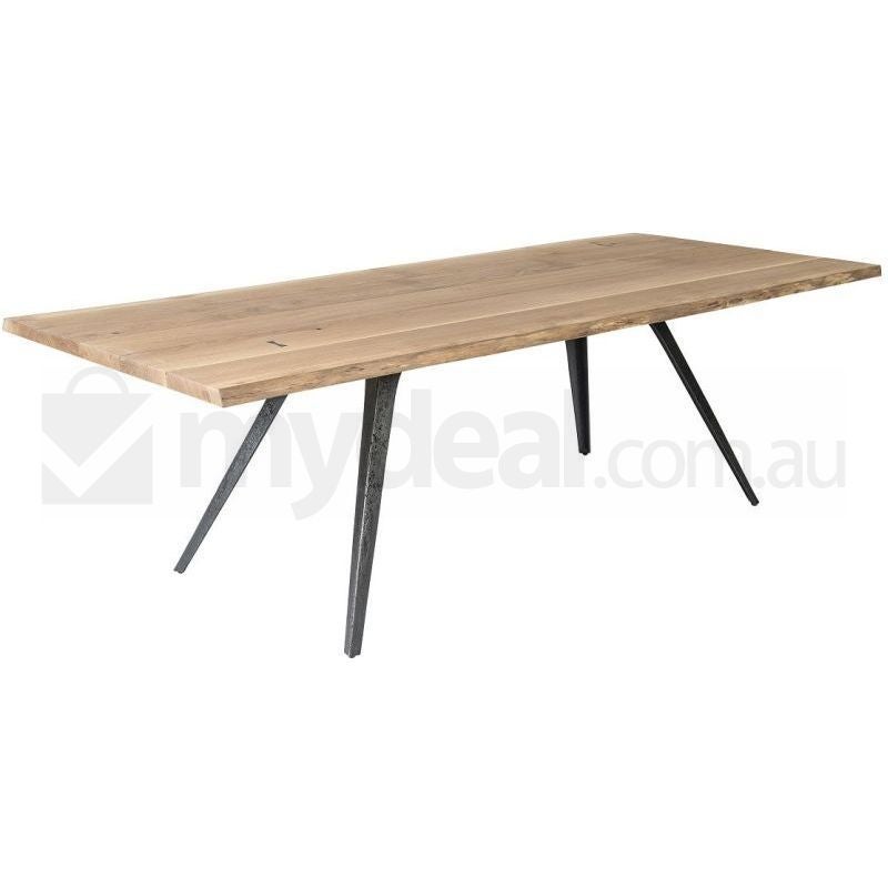 SOLD OUT:Aguero European Raw Oak Wooden Dining Table 2.4mSOLD OUT:Aguero European Raw Oak Wooden Dining Table 2.4m