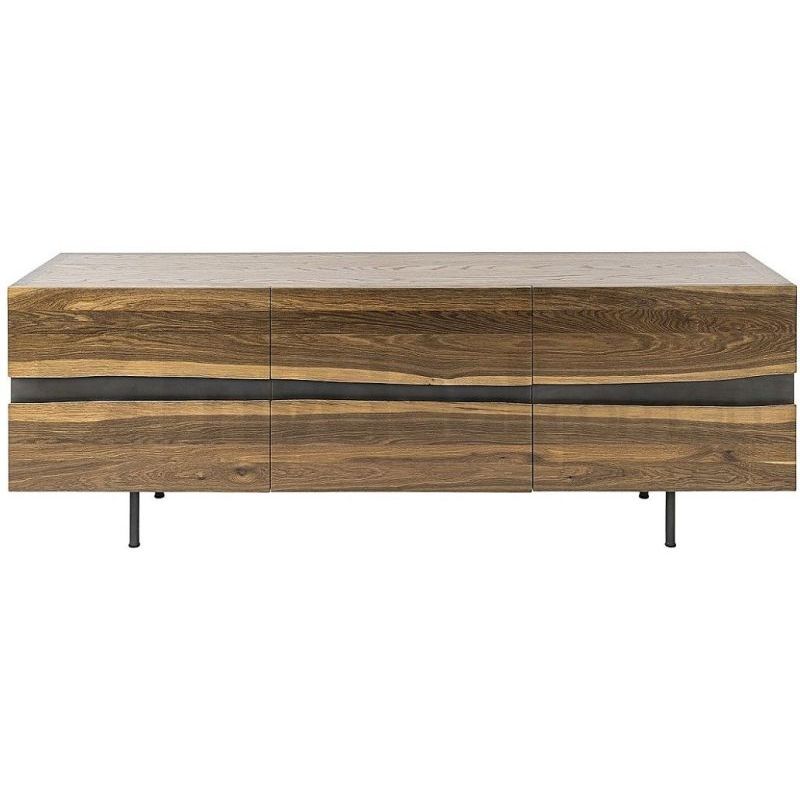 SOLD OUT:Madrid European Smoked Oak Sideboard Buffet 3 DoorsSOLD OUT:Madrid European Smoked Oak Sideboard Buffet 3 Doors