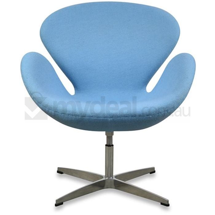Blue Wool Swan Chair - Arne Jacobsen ReplicaBlue Wool Swan Chair - Arne Jacobsen Replica