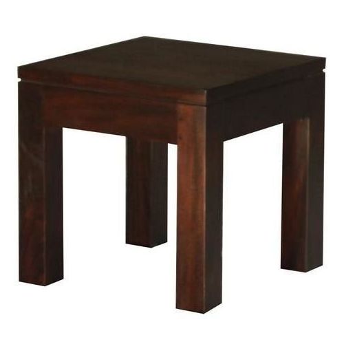 Amsterdam Square Timber Lamp Side Table ChocolateAmsterdam Square Timber Lamp Side Table Chocolate