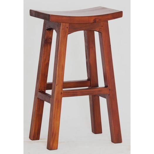 Outdoor Solid Wood Counter Bar Stool in Peach 77cmOutdoor Solid Wood Counter Bar Stool in Peach 77cm