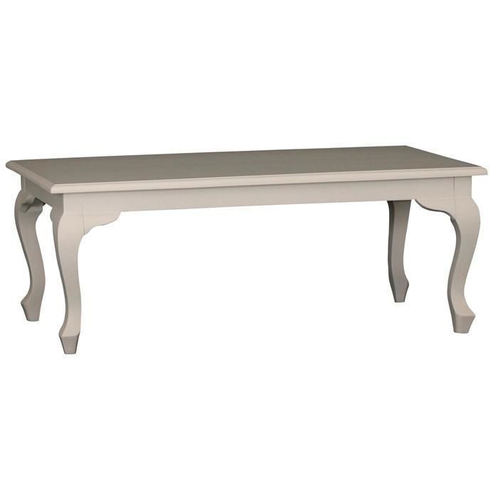 Queen Ann Traditional Timber Coffee Table in WhiteQueen Ann Traditional Timber Coffee Table in White