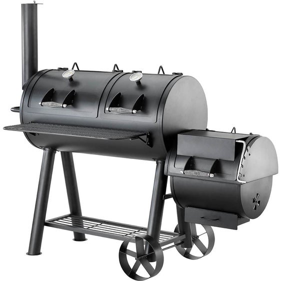 Hark Texas Pro Pit Wood Charcoal Offset Smoker BBQHark Texas Pro Pit Wood Charcoal Offset Smoker BBQ