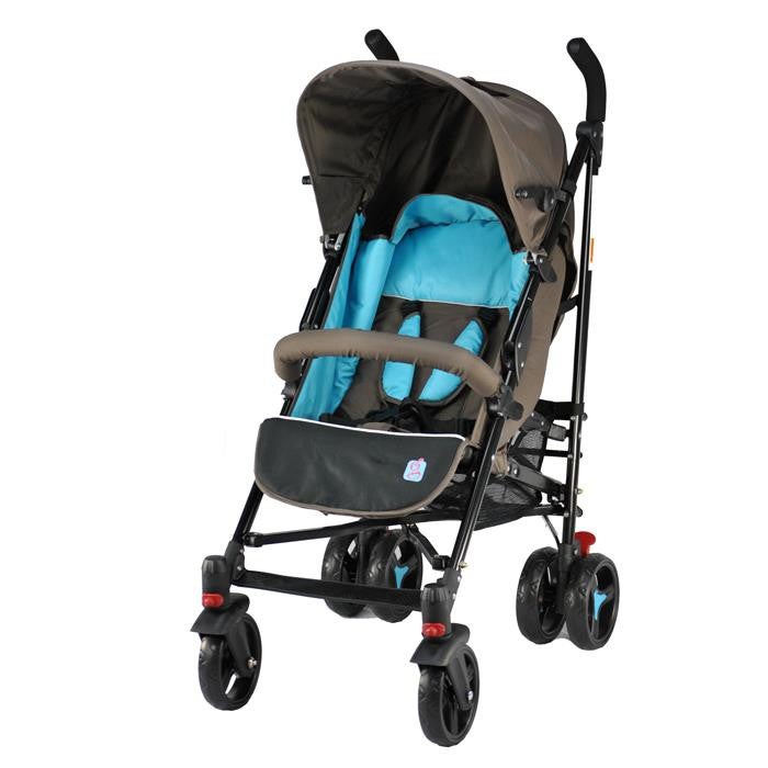 Flexi Buggy Reclining Baby Pram Stroller in BrownFlexi Buggy Reclining Baby Pram Stroller in Brown